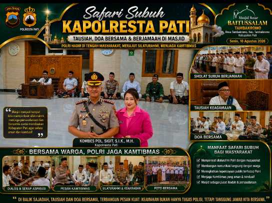 Kapolresta Pati Menjaga Kerukunan, Menebar Kebaikan, Membangun Pati Aman dan Sejahtera