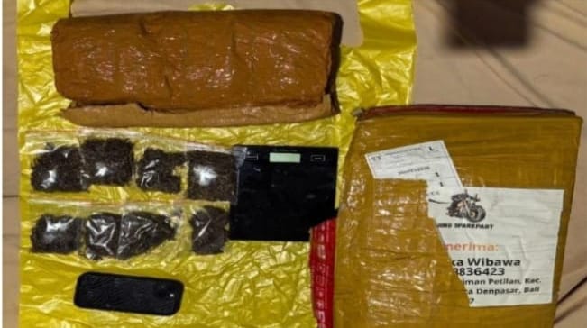 Polda Lampung Berhasil Bongkar Jaringan Narkoba Medan–Bali, 6 Kilogram Ganja Digagalkan