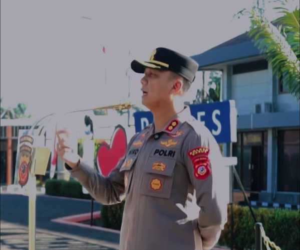 Kapolres Garut Pimpin Apel Pagi, Ingatkan Pentingnya Menjaga Amanat