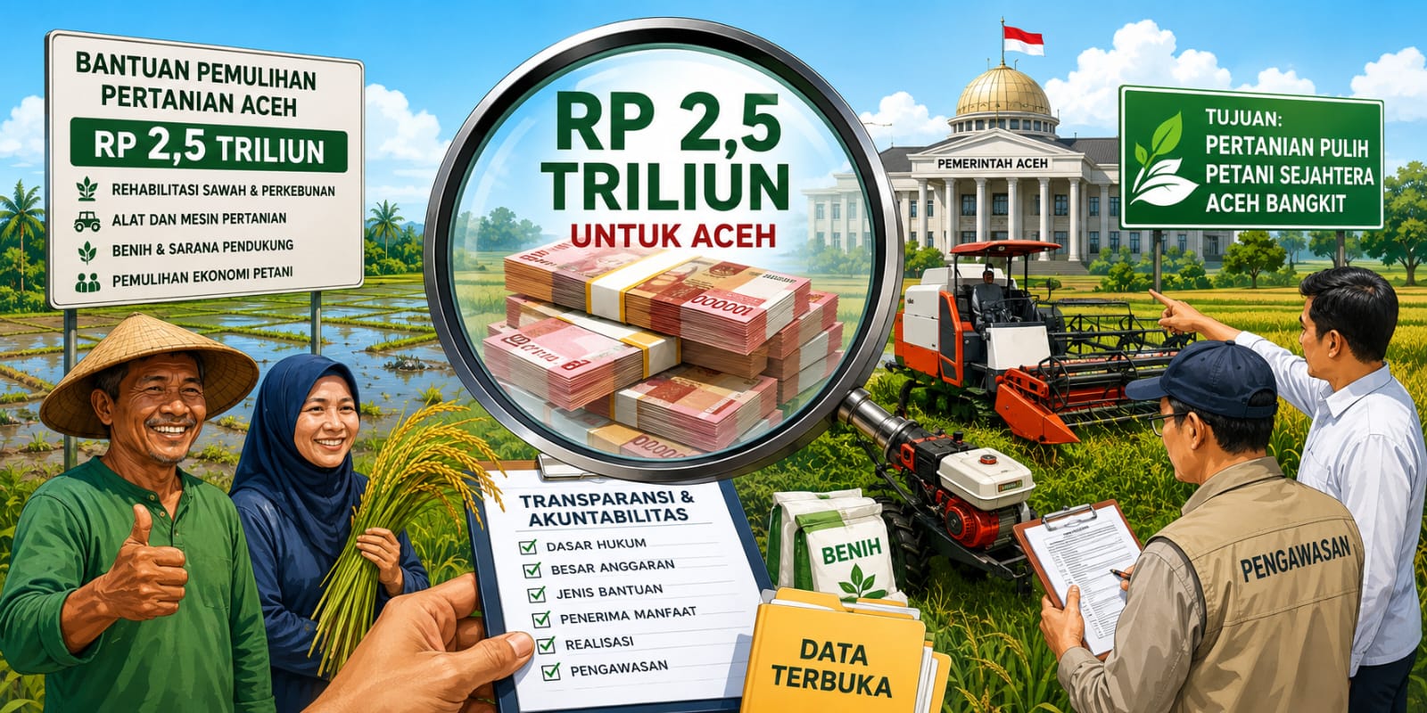 Rp2,5 Triliun Aceh, Siapa Sebenarnya Mengawasi?