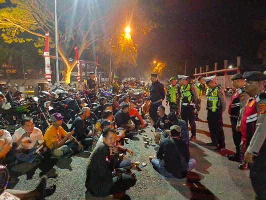 Polisi TNI dan Satpol PP Kolaborasi Jaga Kamtibmas di Kalianda
