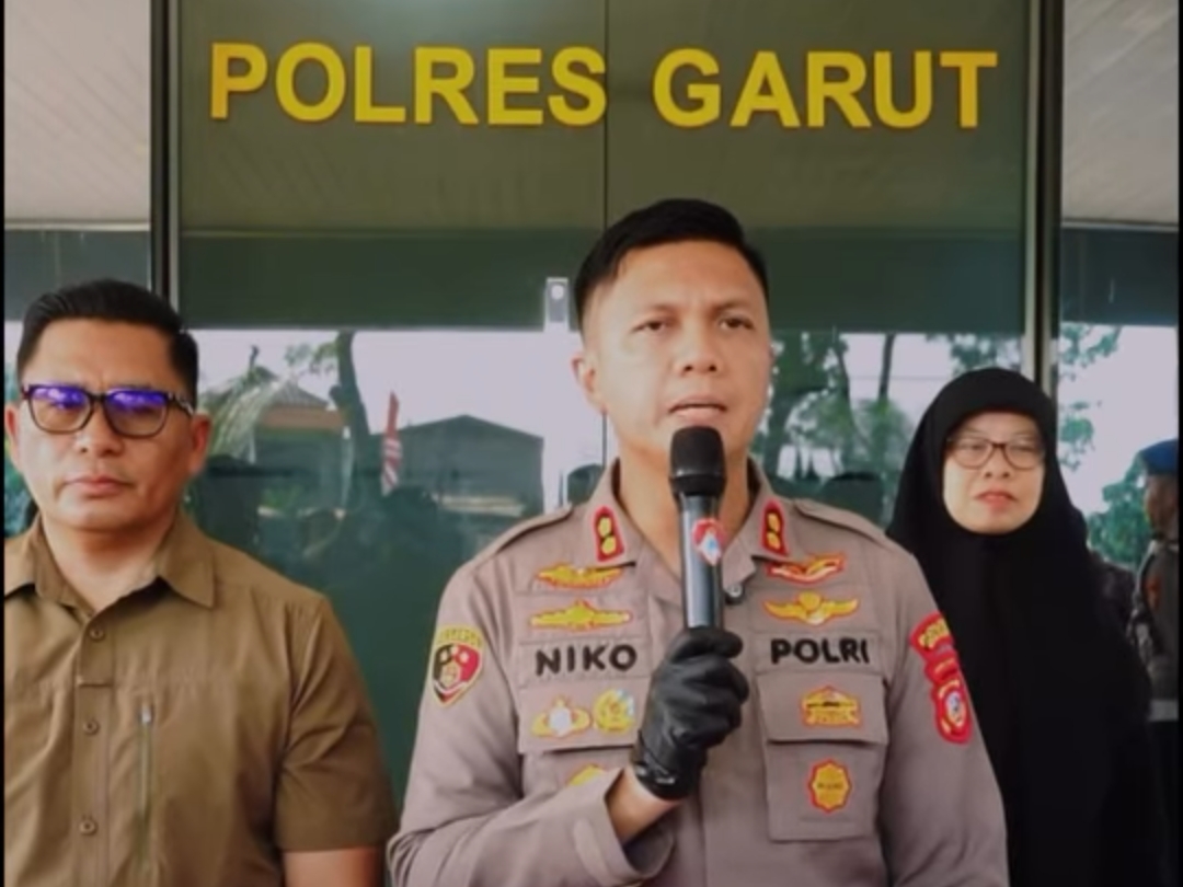 Polres Garut Gelar Konferensi Pers Terkait Kasus Pengeroyokan di Tarogong Kaler