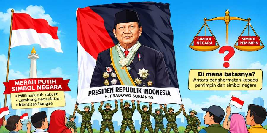 Wajah Presiden Dan Simbol Kemerdekaan